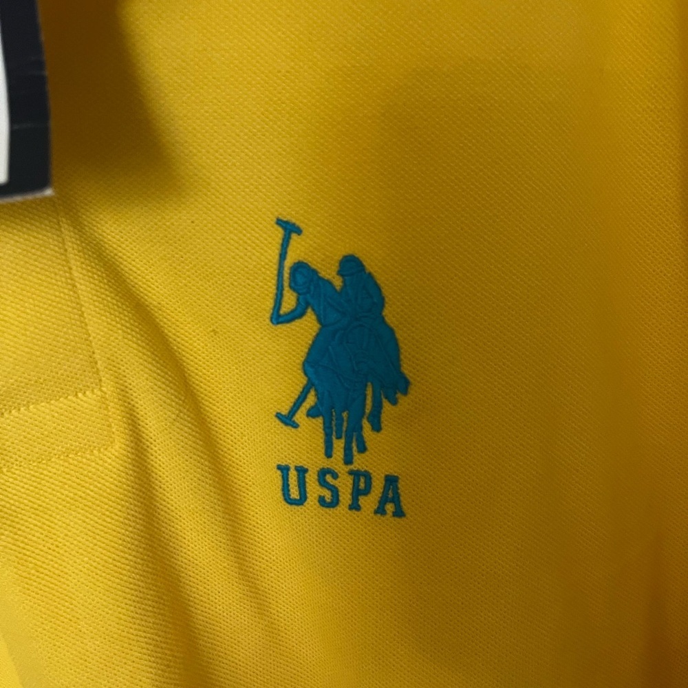 U.S. Polo Assn. Yellow Polo Shirt slim fit - Picture 3 of 5
